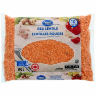 Great Value Red Lentils ~900 g