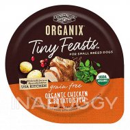 Castor & Pollux ORGANIX® Tiny Feasts Grain Free Small Breed Dog Food - Organic Chicken & Potato Stew - Chicken & Potato, 3.5 Oz