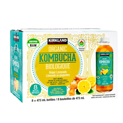 Kirkland Signature Kombucha, 8 x 473 ml Costco, Vancouver Grocery Delivery Buggy