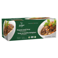 Sprague Organic Lentil Soup With Vegetables, 8 x 398 ml
