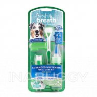 TropiClean® Fresh Breath® Advanced Whitening Dog Oral Care Kit, One Size