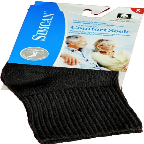 Low Cut Black Diabetic Socks