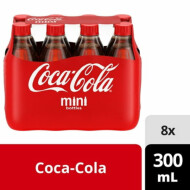 Coca-Cola Mini Bottles, 8 x 300 ml