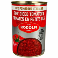 Rodolfi Fine Diced Tomatoes 398 ml