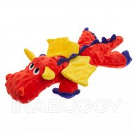 Dragon Dog Toy Crinkle Plush Large