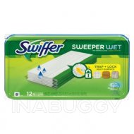 Swiffer Disposable Cloths Sweeper Wet 12 EA