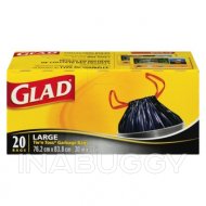 Glad Tie & Toss Garbage Bags 20 EA
