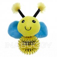 Puppies"R"Us™ Bee Ball Dog Toy - Plush, Squeaker, One Size