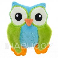 Puppies"R"Us™ Owl Dog Toy - Plush, Squeaker, One Size