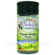Celebration Herbals Poppy Seeds Whole Organic 60G