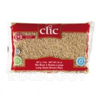 Clic Brown Long Grain Rice 907 g