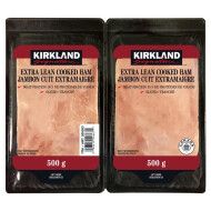 Kirkland Signature Extra Lean Cooked Ham, 2 x 500 g