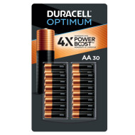 Duracell Optimum AA Batteries With Power Boost Ingredients 30 Count