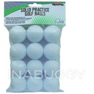 Pride Sports Dimpled Practice Golf Balls, 12-pk