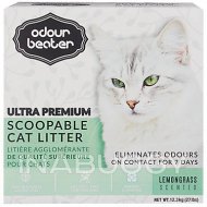 Odour Beater Ultra Premium Scoopable Cat Litter - Lemon Grass Scented, 12.3 kg
