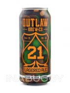 Outlaw Brew Co 21 Lagered Ale, 473 mL can