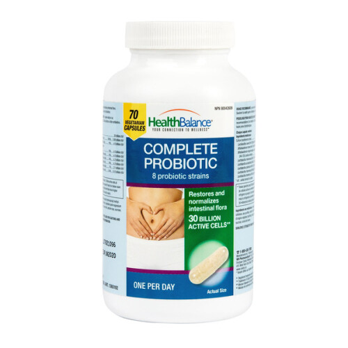Health Balance 8 Strains 30 Billion Active Cells Complete Probiotic