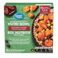 Great Value Southwest Chicken Nutri-Bowl 1Ea