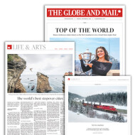 Globe And Mail Tuesday 1 Ea