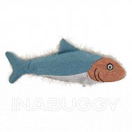 Whisker City® Fish Kicker Cat Toy - Catnip, Plush, One Size