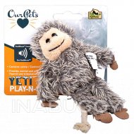 OurPets® Yeti Play-N-Squeak Cat Toy - Plush, Squeaker, One Size