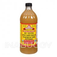 Organic apple cider vinegar ~946 ml