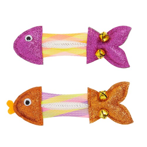 Whisker City® Fish with Bells Cat Toy - 2 Pack - PetSmart