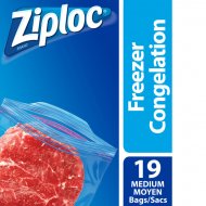 Ziploc Freezer Bags Medium, with Grip 