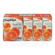 Compliments Juice Orange (10PK) 200ML 
