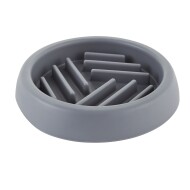 Top Paw® Grey Puzzle Slow-Feeder Dog Bowl