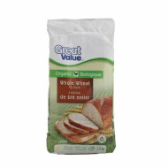 Great Value Organic Whole Wheat Flour ~2.5 g