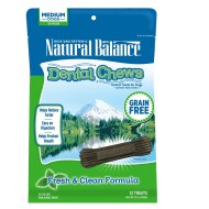 Natural Balance Grain Free Fresh & Clean Medium Dog Dental Chews