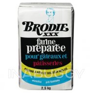 Brodies XXX Farine pr par e pour g teaux et p tisseries 2.5 kg