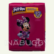 Huggies Pull Ups Mega Girls 3T to 4T, Package of 38