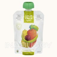 Love Child Organic Pears Carrots Green Beans And Prunes ~128mL