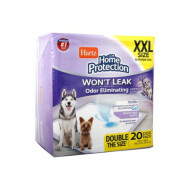 Hartz Lavender Scent Home Protection Odor Eliminating Training Pads for Puppies & Adult Dogs - XXL 20 Count