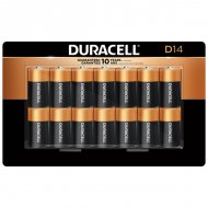 Duracell D14 Alkaline Batteries 14 Count