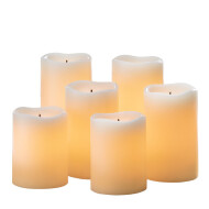 Glow Wick LED Wax Candles 6 Count