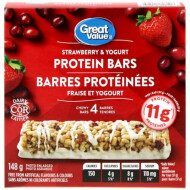 Great Value Strawberry & Yogurt Protein Bars 1Ea
