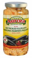AURORA EGGPLANTS HOT PICKLED 500ML ~ 1Ea