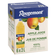 Rougemont Mellow Apple Juice, 6 x 2 L