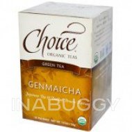 Choice Organic Green Tea with Brown Rice 16EA