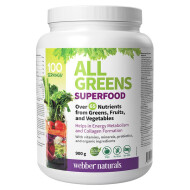 Webber Naturals All Greens Superfoods Blend Powder Drink Mix ~890 g