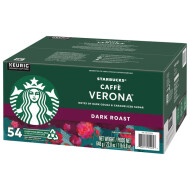 Starbucks Caffe Verona Coffee K-Cup Pods 54 Count