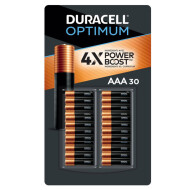 Duracell Optimum AAA Batteries with Power Boost Ingredients 30 Count