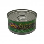 Lick Your Chops Distinctive Delicacies Distinctive Delicacies Chicken & Catfish for Cats ~85 g Lick Your Chops Distinctive Delicacies Distinctive Delicacies Chicken & Catfish for Cats ~85 g
