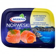 Mlekpol Processed Cheese With Salmon & Dill ~150 g