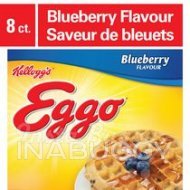 Kellogg's Eggo Blueberry Flavour, 8 Count, 280g, Crispy on the outside, light and fluffy on the inside, these Eggo* waffles have the taste of blueberry baked right into them. As a source of 7 essential nutrients, they're a great addition to a nu
