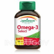 Gélules Oméga-3 Sélect de Jamieson, 1 000 mg, 150 + 50 gélules