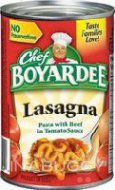 Chef Boyardee Lasagna Pasta with Beef In Tomato Sauce 425G